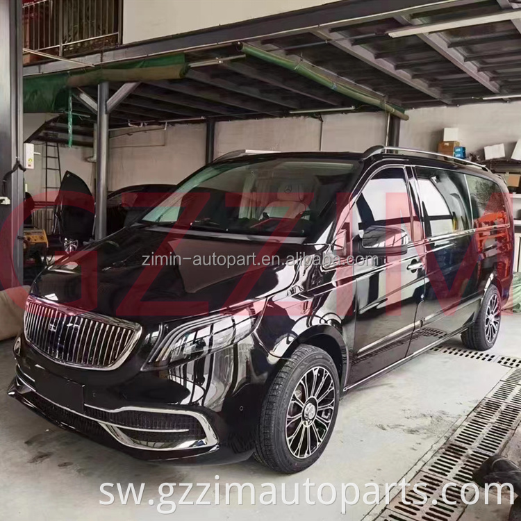 Mbele na nyuma bumper grille bodykit kwa Viano 2006-2015 zamani kwa sehemu mpya za kuboresha kwa mtindo wa Mei-bach